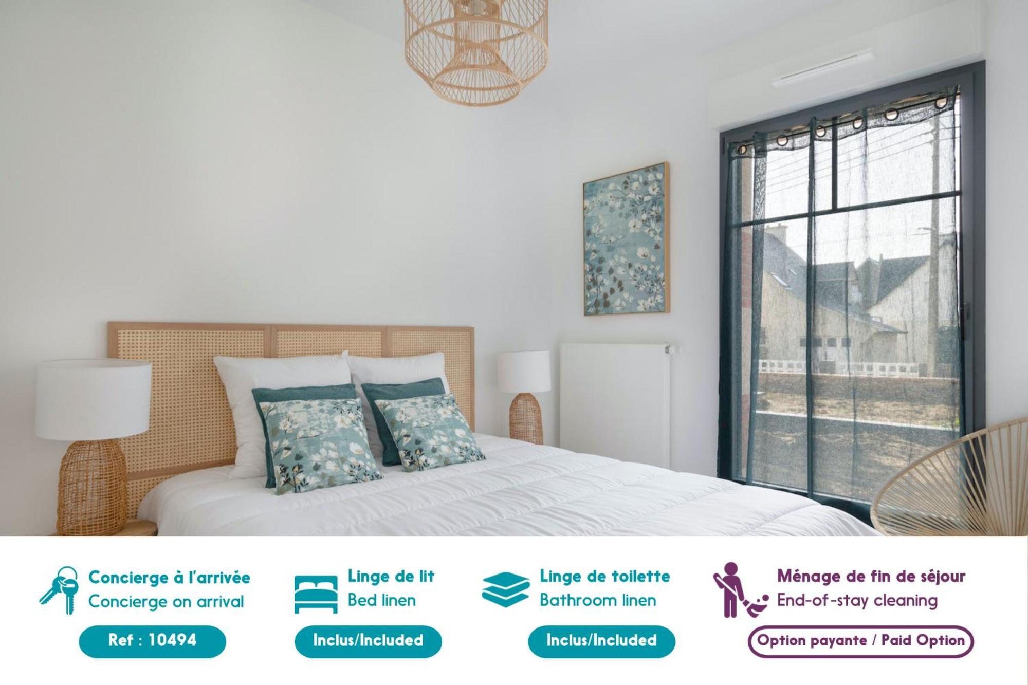 A 50M De La Plage, Bel Appartement Pour 6 플레뇌프-발-앙드레 외부 사진